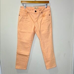 CAbi Jeans Peach Straight-Leg Jeans
